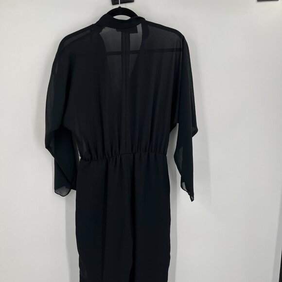 Vintage Michael Maiello for Pat Richards Black Jumpsuit Size 10 1970's - Picture 15 of 16